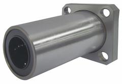 NB Linear Square Flange Mount Bearing: Twin, SWK-W, 1/4 in ID, 1.25 in Flange Wd (MPN SWK4GWUU). Key specifications — Material: Resin.