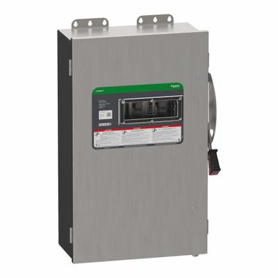 SCHNEIDER Safety Switch: Non-Fusible, 200 A, Three Phase, 600V AC/DC - Non-Fusible Safety Switches
