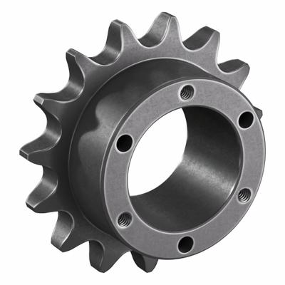 TRITAN Sprocket: For 60 Chain, 15 Teeth, 3.607 in Pitch Dia, 3.98 in Outside Dia - Size 60 Bushed-Bore Roller Chain Sprockets
