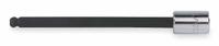 PROTO Socket Bit: 3/8 in Drive Size, Ball Hex Tip, 5/16 in Tip Size, 6 3/32 in Overall Lg, SAE (MPN J4910BD). Key specifications — attr1204765: Fixed Insert; attr1204767: PROTO.