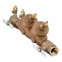 APOLLO Double Check Valve Assembly: 4A, 1 in Pipe Size, FNPT x FNPT, 14.63 in Overall Lg, Bronze, 4A (MPN 4ALF105A2F). Key specifications — Shut-Off Valve Type: Ball Valve; Connection Type: FNPT x FNPT.