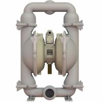 VERSAMATIC Air Operated Double Diaphragm Pump: Stainless Steel, 3 in, Tri-Clamp, 234 gpm, PTFE Valve (MPN E3SJ5T5S0C-FP-ATEX). Key specifications — Brand: VERSAMATIC; Check Valve Material: PTFE; Seat Material: SS; Diaphragm Material: PTFE w/ Hytrel Backing.