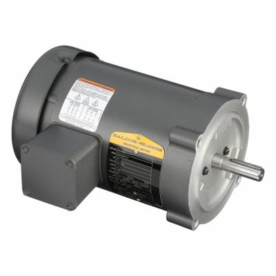 BALDOR General Purpose Motor: C-Face Mount, Totally Enclosed Fan Cooled, 1/4 hp - C-Face 3-Phase General Purpose AC Motors