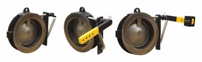 CHAMPION External Spring Lever Check Valve w Weight: Swing, Inline Valve Body, 10 in Pipe Size - Ductile Iron Wafer External Spring-Loaded Swing Check Valves