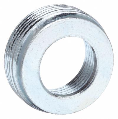 RACO Reducing Bushing: Steel, Zinc Plated, 1/2 in_1 1/4 in Trade Size - Bushings & Reducer Bushings for Heavy-Wall RMC & Medium-Wall IMC Metal Conduit