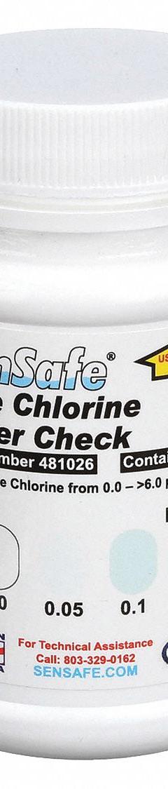 INDUSTRIAL TEST SYSTEMS Test Strips: Free Chlorine, 0 to 6 ppm EPA Free Chlorine, Strip, 50 Tests (MPN 481026). Key specifications — Test Form: Strip; Brand: INDUSTRIAL TEST SYSTEMS; Parameter Measurements Included: 0 to 6 ppm EPA Free Chlorine.