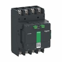 SCHNEIDER Contactor: 4 Poles, 4NO Contacts, 330 A, 24V AC/48V AC Coil (MPN LC1G3304BEEA). Key specifications — Brand: SCHNEIDER; Integrated Surge Suppression: No; Wire Termination Type: Spring Loaded; Nominal Coil Voltage @ 60Hz: 48V AC.