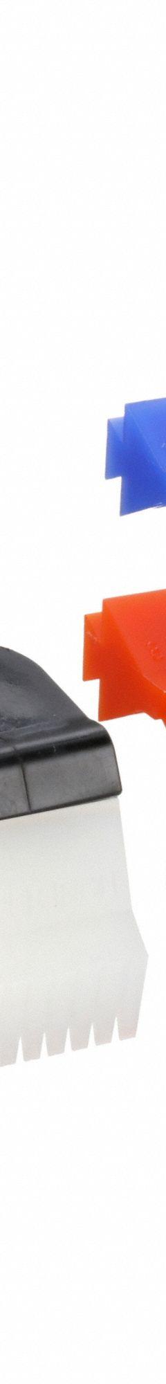 DIVERSITECH Fin Comb Set: Multi-Head, Nylon, 8 to 14 Fins Per Inch, 6 Combs, Fixed Tooth Spacing (MPN T-100). Key specifications — Includes: (6) Heads (13, 15, 16, 17, 18, 20); Tooth Spacing: Fixed; Brand: DIVERSITECH; Color: Orange; Head Type: Multi-Head.