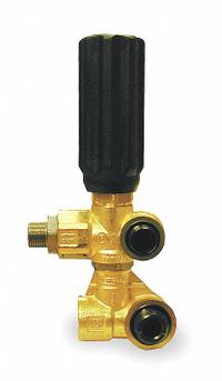 DAYTON Valve: 1/2 in Bypass Connection Size, Brass, 3,650 psi Max. Op Pressure, 8 1/8 in Overall Ht (MPN 1MDA2). Key specifications — Brand: DAYTON.