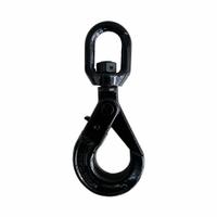 DAYTON Slip Hook: 12,000 lb Working Load Limit, 80 Hook Grade, Steel, 1/2 in Material Thick, Swivel (MPN 5WRT6). Key specifications — Color: Black; Brand: DAYTON; Visual Indicator Markings: None.