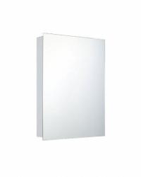 KETCHAM Mirrored Medicine Cabinet: Rectangular, Glass, 22 in Overall Ht, 16 in Overall Wd, Wall (MPN 1622PE-SM). Key specifications — Brand: KETCHAM; Mirror Edge Style: Polished Edge; Lighted: No.