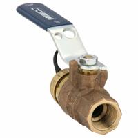 NIBCO Manual Two-Way Ball Valve: 1/2 in, Bronze, Straight, FNPT x FNPT, 600 psi Max. Pressure (CWP) (MPN T58570HC 1/2). Key specifications — Brand: NIBCO; Handle: Lever.