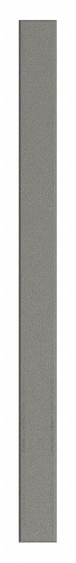 ASI GLOBAL PARTITIONS Partition Column: Plastic Polymer, Pebble, Charcoal, 82 in Ht, 6 in Wd - Pilasters for Bathroom Partitions