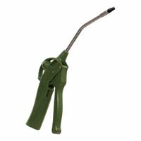 EXAIR Air Gun: Ergonomic Grip, Polyoxymethylene, 1/4 in Female NPT, Angled, 75 dBA Sound Level (MPN 1810-PEEK). Key specifications — attr1328526: Polyoxymethylene; attr1328500: Model 1110-PEEK Air Nozzle; attr1328508: EXAIR; attr1328515: No; attr1328533: Yes.