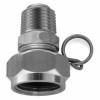 SANI-LAV Swivel Nozzle and Hose Adapter: Stainless Steel, Stainless, 1 7/8 in Overall Lg, GHT (MPN N11S). Key specifications — Inlet Connection Type: GHT; Brand: SANI-LAV; Color/Finish: Stainless; Includes: Trigger Lock Ring; Material: Stainless Steel; Product Type: Hose Swivel Adapter.