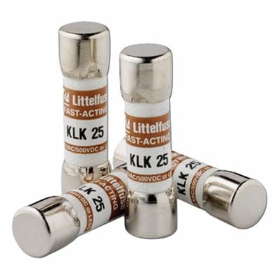 LITTELFUSE Fuse: KLK Series, Midget, Fast-Acting, 200 mA, 600 V AC, 500 V DC - Fast-Acting Cylindrical Fuses