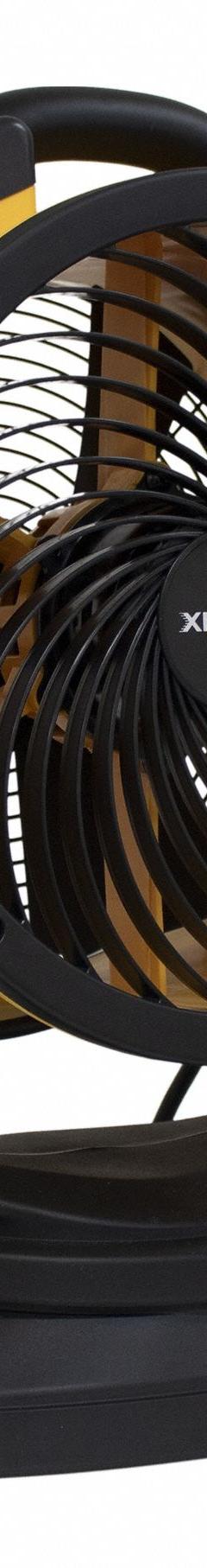 Axial Blower: 1,100 cfm, Pivoting Frame, 115V AC, 4 Speeds, Blue, 360°, Polypropylene, Polypropylene (MPN FC-100S). Key specifications — Product Type: Axial Blower; GFCI Protected: No; Number of Speeds: 4; Housing Material: Polypropylene; Brand: XPOWER; Nominal Voltage: 115V AC.