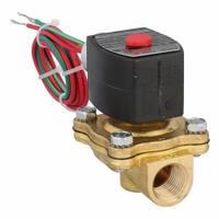 REDHAT Solenoid Valve: 2-Way, Normally Closed, 1/2 in Pipe Size, 110V AC/120V AC, High Flow (MPN EF8210G002). Key specifications — Pipe Size: 1/2 in; Voltage: 120V AC; Brand: REDHAT; Coil Enclosure: Explosion Proof.