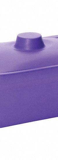 Ice Bucket with Lid: 4 L Capacity, Rectangular, Ethylene Vinyl Acetate, Purple, 7 in Overall Ht (MPN 04393-69). Key specifications — Color: Purple; Material: Ethylene Vinyl Acetate; Brand: COLE PARMER; Product Type: Ice Bucket with Lid; Shape: Rectangular.