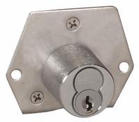 BEST Deadbolt Lock: Coreless, Inverted, Diamond, 2 1/8 in Body Ht, 1 7/8 in Body Wd, SFIC (MPN 5L7RL5626). Key specifications — attr1313962: Satin Chrome; attr1313948: Silver; attr1313954: BEST; attr1313966: Yes but not included; attr1313970: Yes; attr1313973: No.