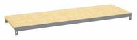 TENNSCO Shelf: 36 in x 12 in, 600 lb Load Capacity, Particleboard, Gray, Shelf (MPN ZAES-3612D). Key specifications — Decking Material: Particleboard; Includes: (2) Beams; Decking Finish: Unfinished; Shelf Configuration: Single Straight; Color: Gray; Frame Material: Steel; Brand: TENNSCO; Frame Finish: Zinc Plated.
