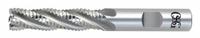 OSG Roughing End Mill: Cobalt, 6 Flute, Fine Pitch, 1-1/2" Mill Dia, 4" LOC, 6-1/4" OAL (MPN 4513100)