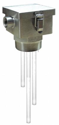 LUMENITE Liquid Level Probe: 3 Probes, NPT, 2 1/2 in Process Connection Size, Stainless Steel (MPN PHS43CST12",18",24"). Key specifications — attr1387774: LUMENITE; attr1389795: Stainless Steel.