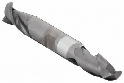 CLEVELAND Square End Mill: Carbide, TiAlN Coated, Double End, 2 Flute, 7/32" Mill Dia - Double-End Carbide Square End Mills