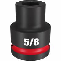 MILWAUKEE Standard Impact Socket: 3/4 in Drive Size, SAE, 5/8 in Socket Size, 6-Point, Std, Friction (MPN 49-66-6301). Key specifications — attr1215501: MILWAUKEE; attr1215515: Black Phosphate; attr1215518: 5/8 in.