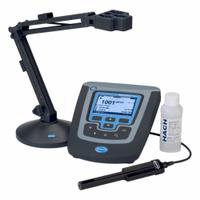 HACH Water Quality Multiparameter: CDC401 Conductivity/TDS/Salinity Cell with 1 m Cable (MPN 8509600). Key specifications — Test Parameters: Chloride; Manufacturer Part Number: 8509600; Measurement Components Included: CDC401 Conductivity/TDS/Salinity Cell with 1 m Cable; Other Accessories Included: Power Supply Adapter; Reagents and Solutions Included: NaCl conductivity Standard (1000 µS/cm, 491 mg/L, 100 mL).