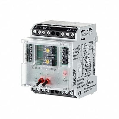METZ CONNECT Modbus Module: C-Logline, Modbus RTU, DIN Rail Mounting, (4) Digital In - Modules for Metz Connect Controllers