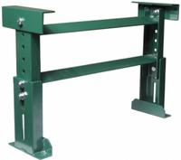ASHLAND CONVEYOR Conveyor Support Stand: For 51 in Between Frame Wd, 17 in Min. Ht, 51 in Overall Wd (MPN H50M22B51). Key specifications — Stand Material: Steel; Color: Green; Brand: ASHLAND CONVEYOR.