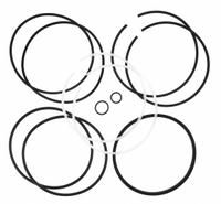 PARKER Accumulator Repair Kit: 4WB51/4WB54/4WB57 (MPN RK0400K000GRG). Key specifications — attr98883: PARKER; attr95465: 4WB57; attr95466: -20 to 165°F for Oil; attr95469: Buna V-O-Ring Piston Seals with (2) Back-up Washers.