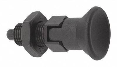 KIPP Indexing Plunger: Locking, Steel, 3/4"-10 Thread - Locking Pull-Knob Indexing Plungers with Jam Nut
