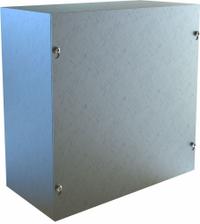 HAMMOND Junction Box: Galvanized Steel, 24 in x 24 in x 12 in, NEMA 1, Solid Cover, Screw On (MPN CSG242412). Key specifications — Brand: HAMMOND; Closure Method: Screws; Knockouts: Not Included.