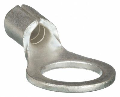 GRAINGER Ring Terminal: Bare, #6 Stud Size, 16 AWG to 14 AWG Wire Sizes, 600 V - Non-Insulated Ring Terminals