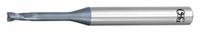 OSG Square End Mill: Carbide, WXL Coated, 2 Flute, 0.5 mm Mill Dia, 0.7 mm LOC, 45 mm OAL (MPN 3131501)