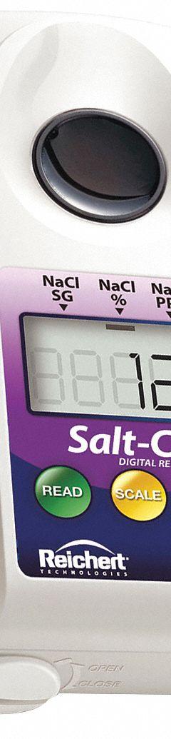 REICHERT Refractometer: Sodium Chloride (NaCI)/Sodium Chloride Specifc Gravity, Auto, Digital (MPN 13940020). Key specifications — attr1073899: REICHERT; attr1079772: +/-0.002 Sodium Chloride SG; attr1079778: Automatic; attr1079777: 0.0075; attr1108250: Sodium Chloride Specifc Gravity.