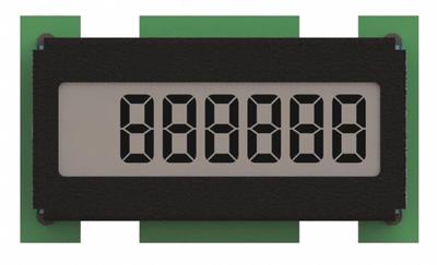 ENM Electronic Counter: Digital Counters, Front Panel Mounting, 3/4 in x 1 3/8 in