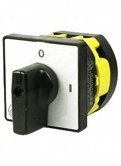 GIOVENZANA Cam Switch: 2 Poles, Maintained, 600V AC (MPN A-101470G). Key specifications — Action: Maintained; Voltage Rating: 600V AC; Brand: GIOVENZANA.