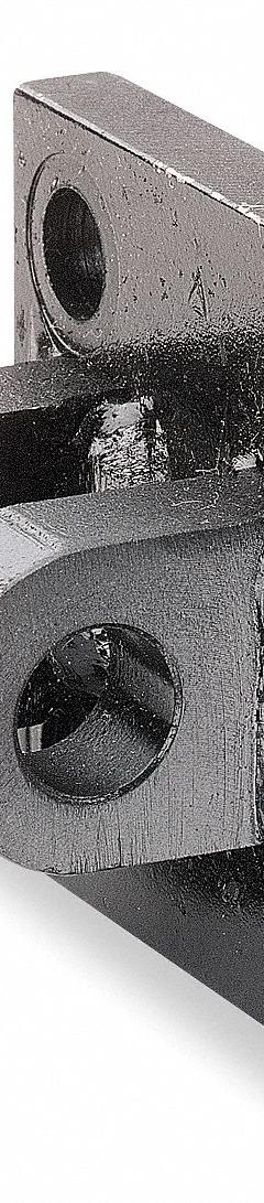 MILLER FLUID POWER Clevis Cylinder Mount: 1 1/2 in Bore Dia., NFPA MP2, 7/16"-20 Thread Size, Steel (MPN HV3-MKBC-150-63). Key specifications — attr95490: NFPA MP2; attr95492: Steel; attr95493: (4) Mounting Bolts; attr98885: MILLER FLUID POWER.