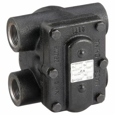 BELL & GOSSETT Steam Trap: Cast Iron, 1 in FNPT, 1,190 lb/hr, 125 psi Max., 406°F Max. - Cast Iron H-Pattern Float & Thermostatic Steam Traps