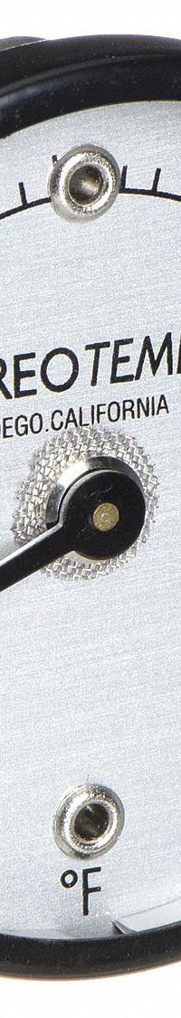 REOTEMP Magnetic Dial Thermometer: 0°F to 500°F /-20°C to 260°C, +/- 2% Full Scale Accuracy (MPN SUR50FV2). Key specifications — Accuracy: +/- 2% Full Scale; Brand: REOTEMP.