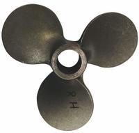 Propeller: 6 in Blade Dia, Right Hand, 3 Blades, Stainless Steel, Machine Pitch (MPN 550120c). Key specifications — Propeller Material: Stainless Steel; Brand: APPROVED VENDOR.