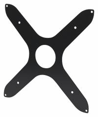 VIDEO MOUNT PRODUCTS Adaptor Plate: Ceiling/Wall, Fixed, Powder Coated, Black, For Televisions, AP2B. Key specifications — Manufacturer Part Number: AP2B; Finish: Powder Coated; Material: Steel; Mounting Location: Ceiling; Brand: VIDEO MOUNT PRODUCTS; Color: Black.
