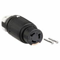 BRYANT Locking Connector: Non-NEMA, Black/White, 250V DC/600V AC, 50 A Current Rating, 3 Poles (MPN 3764). Key specifications — Brand: BRYANT.