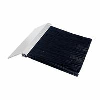 AMERICAN GARAGE DOOR SUPPLY Brush Seal: 45° Angle, Polypropylene, 1 1/3 in Brush Lg, 94 in Holder Lg (MPN BP4123-94). Key specifications — Brush Material: Polypropylene; Includes: Galvanized Self-Drilling Mounting Screws; Width Type: Single; Brand: AMERICAN GARAGE DOOR SUPPLY.