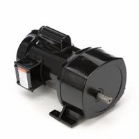 LEESON AC Gearmotor: Parallel, Single Output Shaft, Capacitor-Start, TEFC, 12 RPM, 0.25 hp Input (MPN 107004.00). Key specifications — Brand: LEESON; Full Load Current: 5.4/2.7 A.