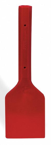 Scraper: Scraper, Non-Sterile, LDPE, 16 in Overall Lg, 5 in Overall Wd, 10 in Handle Lg, Red (MPN F36830-0000). Key specifications — Product Type: Scraper; Standards: FDA Compliant; Brand: APPROVED VENDOR; Color: Red.