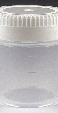 GLOBE SCIENTIFIC Laboratory Jar: Polypropylene, Polyethylene, 0.7 fl oz, 35 mm Body Dia, 44.2 mm Ht (MPN 6518). Key specifications — Brand: GLOBE SCIENTIFIC; Clarity: Translucent; Closure Included: Yes; Pre-Cleaned: None.